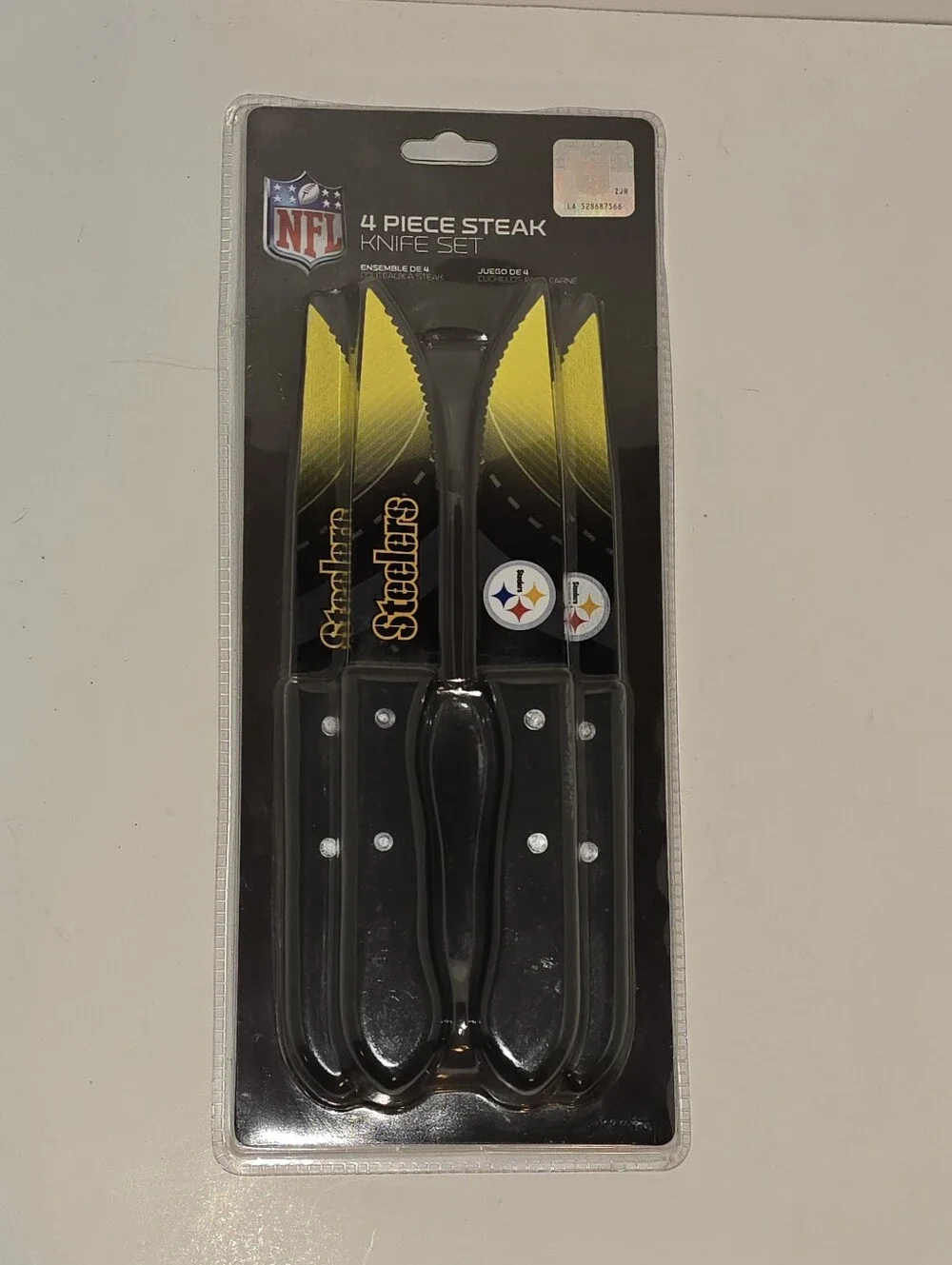 Pittsburgh Steelers 4 Pc Knife Set *NEW*